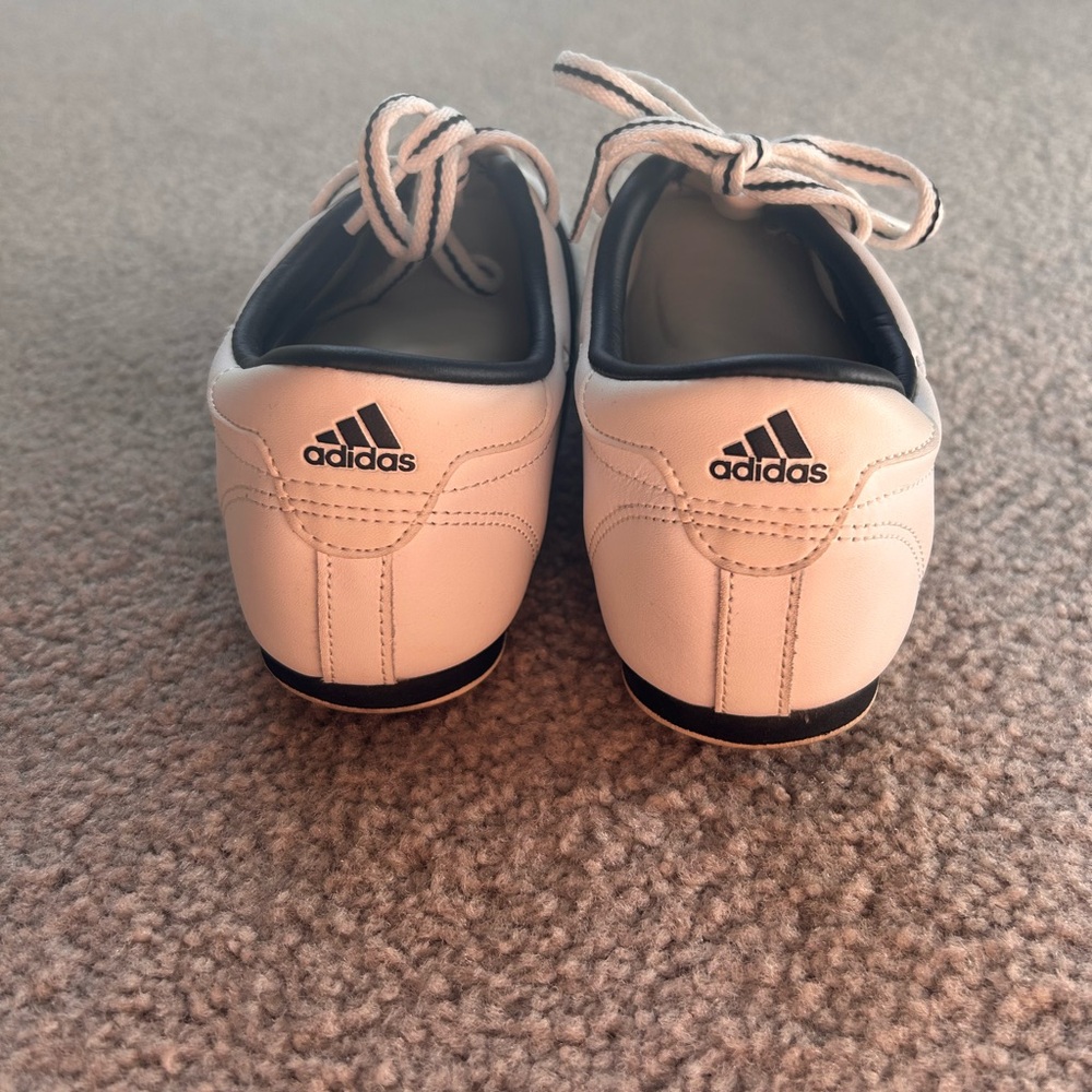 Adidas Women’s White and Black Taekwondo Shoes - Picture 3 of 4